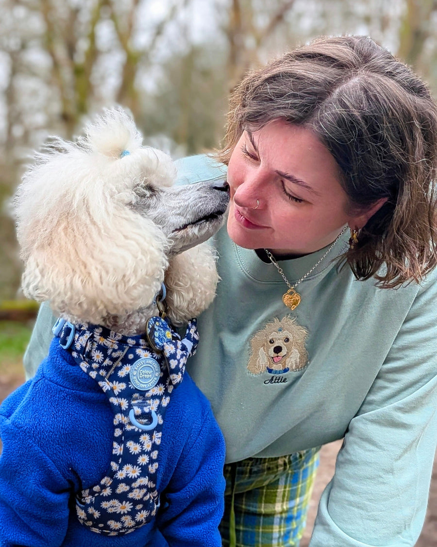 Embroidered Pet Portrait Sweatshirts | From Your Photo