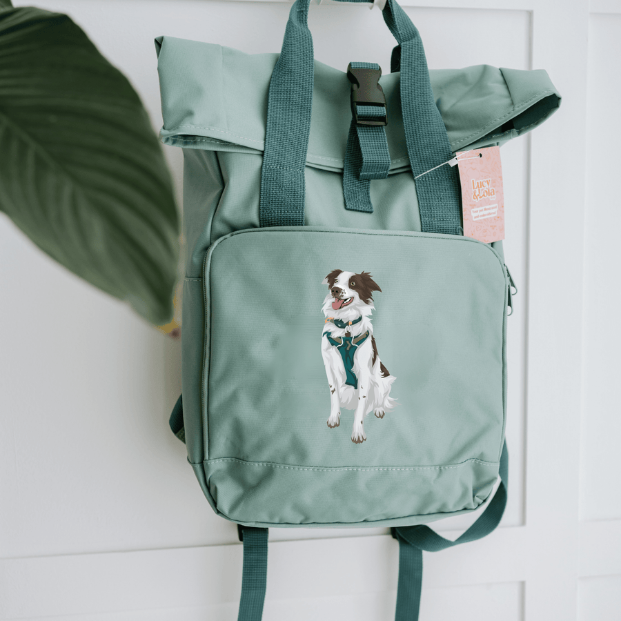 Bolsas con retratos de mascotas impresos