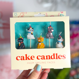 Pets in Party Hats Cake Candles