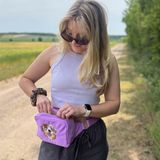 Embroidered Pet Portrait Bum Bag Cross Body Bag