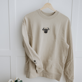 Embroidered Pet Portrait Organic Sweatshirt