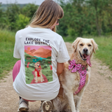 Lake District Custom Pet Portrait Organic T-Shirt