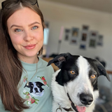 Embroidered Pet Portrait Organic Strawberry Sweatshirt