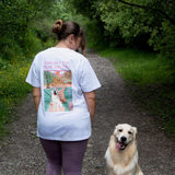 Peak District Custom Pet Portrait Organic T-Shirt