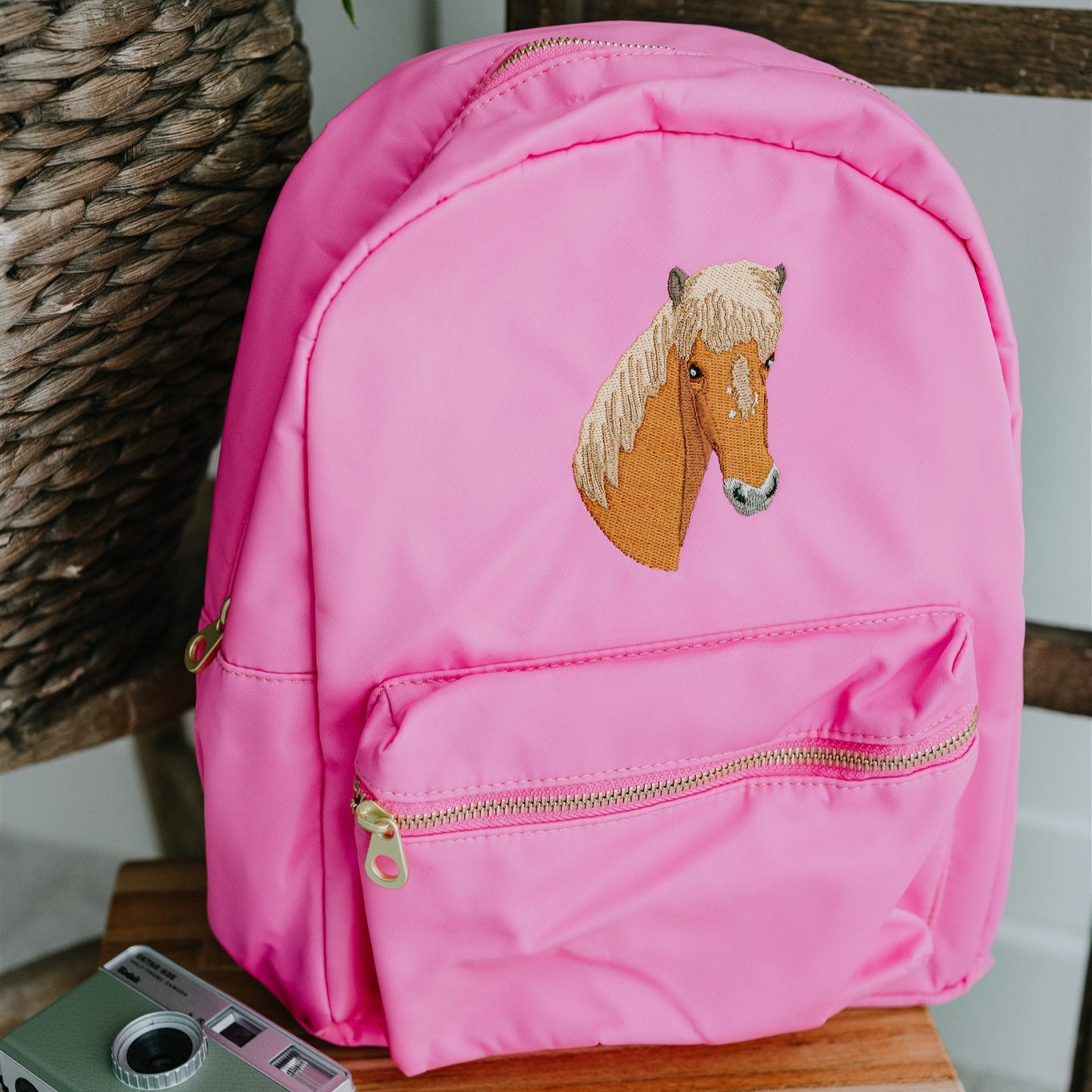 Embroidered Pet Portrait Backpack