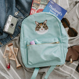 Embroidered Pet Portrait Backpack