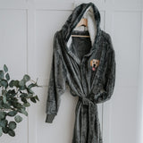 Embroidered Pet Portrait Dressing Gown