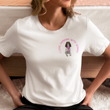 Camping with My Dog Custom Pet Portrait Organic T-Shirt