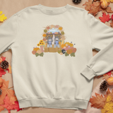 Printed Pet Portrait Pumpkin Patch Organic Sweatshirt