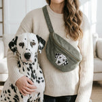 Custom Embroidered Pet Portrait Cord Cross Body Bag - Lucy and Lola Shop