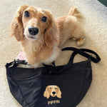 Custom Embroidered Pet Portrait Cross Body Bag - Lucy and Lola Shop