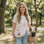 Custom Embroidered Pet Portrait Cross Body Bag - Lucy and Lola Shop