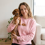 Custom Embroidered Pet Portrait Sweatshirt - Lucy and Lola Shop