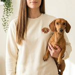 Custom Embroidered Pet Portrait Sweatshirt - Lucy and Lola Shop