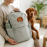 Custom Pet Backpack with Embroidered Portrait - Lucy and Lola Shop