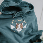 Custom Pet Memorial Sweatshirt with Embroidered Portrait - Lucy and Lola Shop