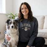 Custom Pet Portrait Embroidered College Sweatshirt - Lucy and Lola Shop