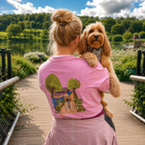 Custom Pet Portrait Printed Canal T-shirt - Lucy and Lola Shop