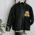 Custom Printed Pumpkin Patch Recycled Sherpa Jacket - Lucy and Lola Shop