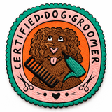 Dog Groomer Embroidered Iron On/Sew on Patch - Lucy and Lola Shop