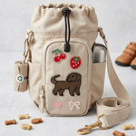 Embroidered Dog Breed Patch Dog Walking Bag - Lucy and Lola Shop