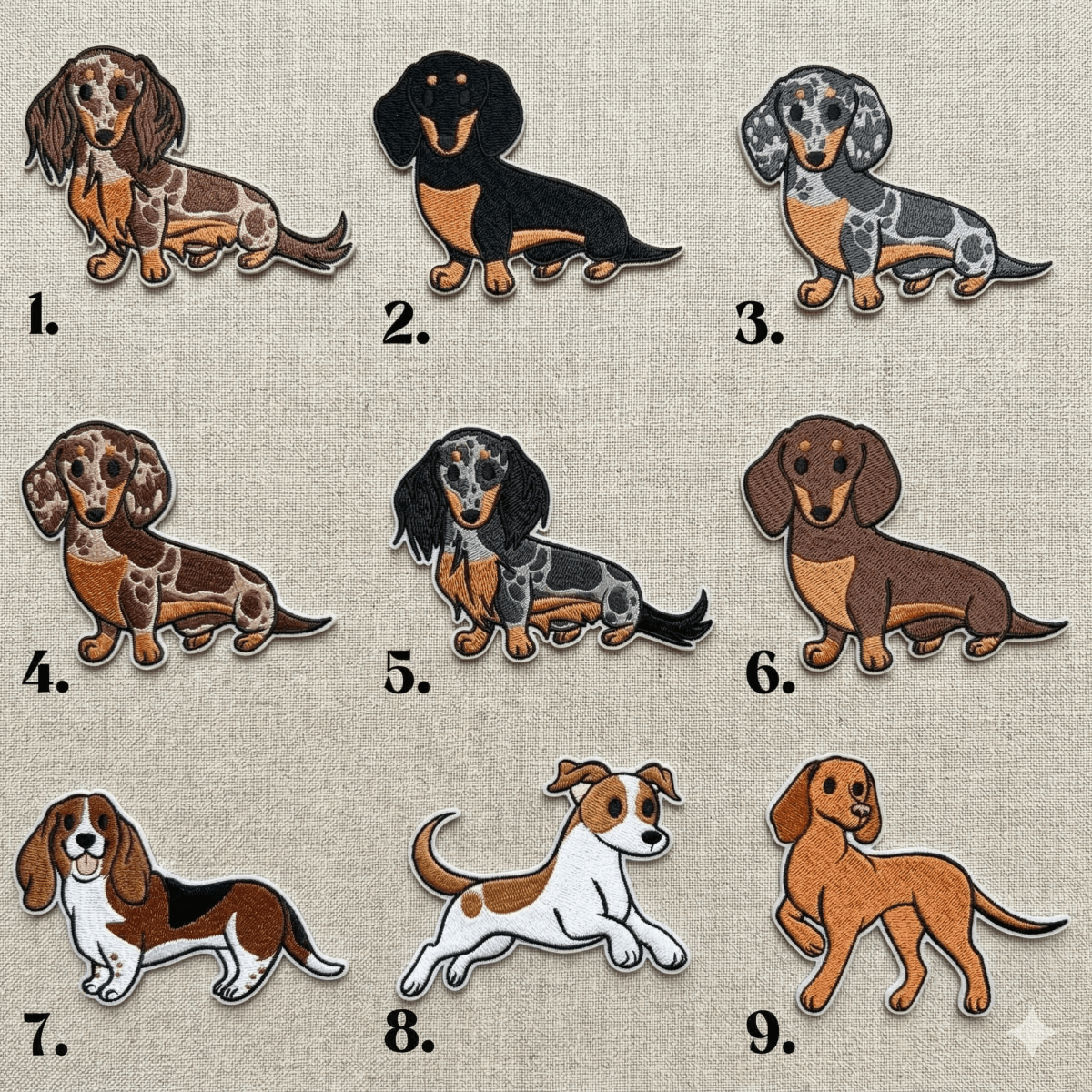 Embroidered Dog Breed Patch Dog Walking Bag - Lucy and Lola Shop