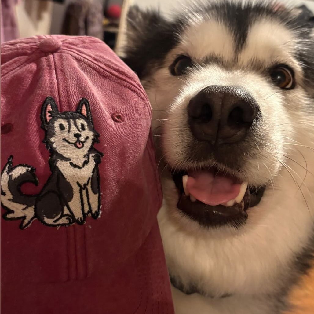 Embroidered Patch Dog Breed Cap - Lucy and Lola Shop