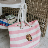 Embroidered Pet Portrait Beach Bag - Lucy and Lola Shop