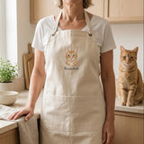 Embroidered Pet Portrait Canvas Apron - Lucy and Lola Shop