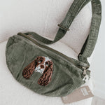 Embroidered Pet Portrait Cord Cross Body Bag - Lucy and Lola Shop