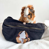 Embroidered Pet Portrait Cord Cross Body Bag - Lucy and Lola Shop