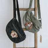 Embroidered Pet Portrait Cord Cross Body Bag - Lucy and Lola Shop