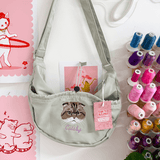 Embroidered Pet Portrait Cross Body Bag - Lucy and Lola Shop