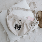 Embroidered Pet Portrait Cross Body Bag - Lucy and Lola Shop