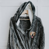Embroidered Pet Portrait Dressing Gown - Lucy and Lola Shop