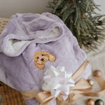 Embroidered Pet Portrait Hooded Blanket - Lucy and Lola Shop