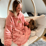 Embroidered Pet Portrait Hooded Blanket - Lucy and Lola Shop