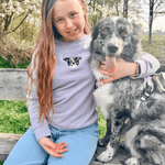 Embroidered Pet Portrait Kid's Organic Sweatshirt - Lucy and Lola Shop