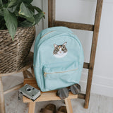 Embroidered Pet Portrait Mini Backpack - Lucy and Lola Shop