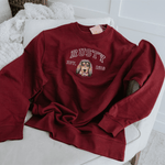 Embroidered Pet Portrait Organic College Sweatshirt - Lucy and Lola Shop