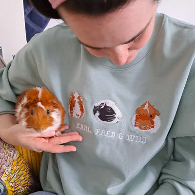 Embroidered Pet Portrait Sweatshirt view 3
