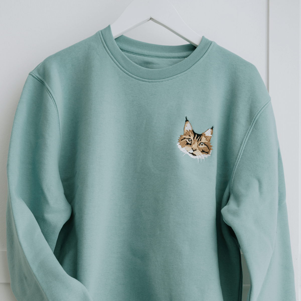 Embroidered Pet Portrait Organic Sweatshirts – 50% Off - Lucy and Lola Shop