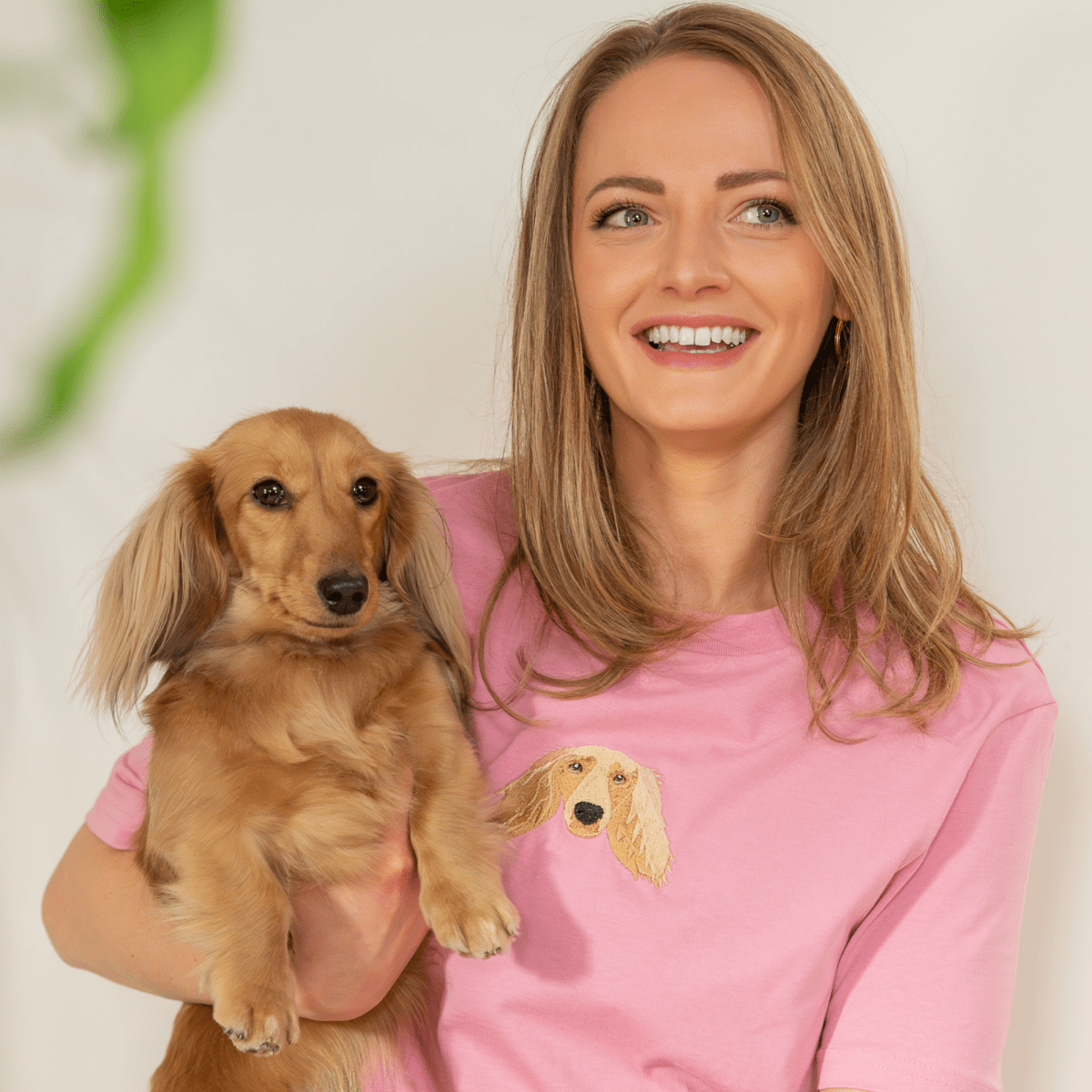 Embroidered Pet Portrait Organic T-Shirt - Lucy and Lola Shop