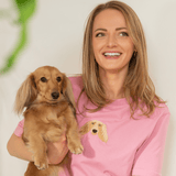 Embroidered Pet Portrait Organic T-Shirt - Lucy and Lola Shop