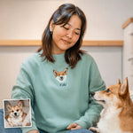 Embroidered Pet Portrait Sweatshirt - Lucy and Lola Shop