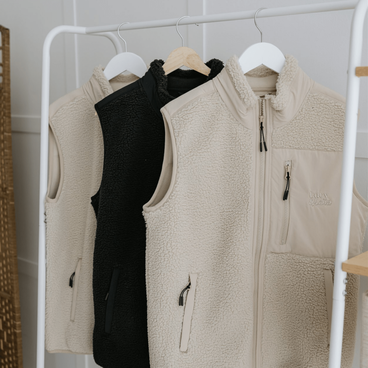 Lucy & Lola Recycled Sherpa Gilet Bodywarmer - Lucy and Lola Shop