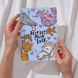 Mothers Day Card - Pet Mum - Lucy and Lola Shop
