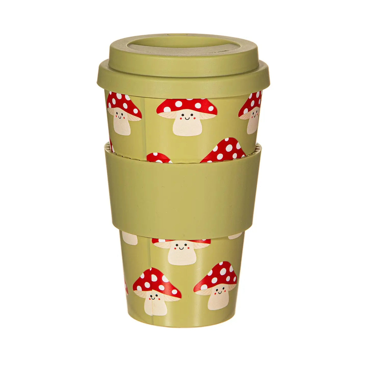 Mushroom Print Travel Coffee Cup - Lucy and Lola Shop