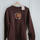 New: Autumn Design Embroidered Pet Portrait Organic Sweatshirt - Lucy and Lola Shop