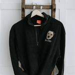 New Embroidered Pet Portrait Polar Fleece Quarter Zip Jacket - Lucy and Lola Shop